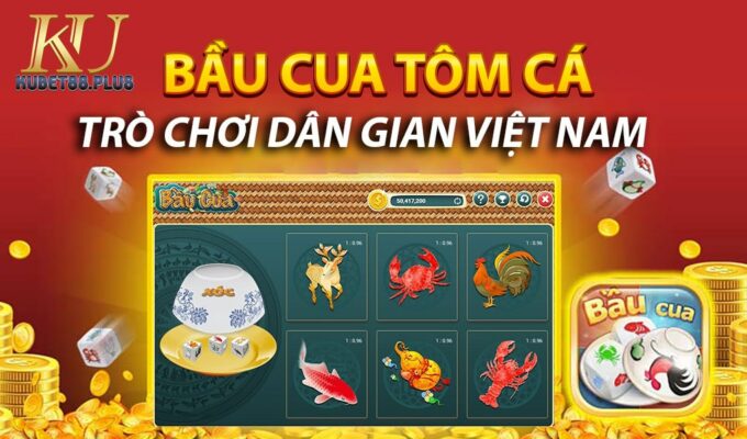 Trò chơi bầu cua tôm cá kiểu Việt Nam